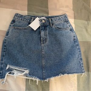 oak fort demin skirt new with tag